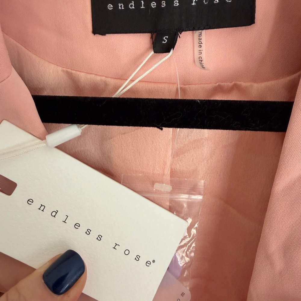 NWT Endless Rose Color block Blazer in size S - Picture 3 of 8